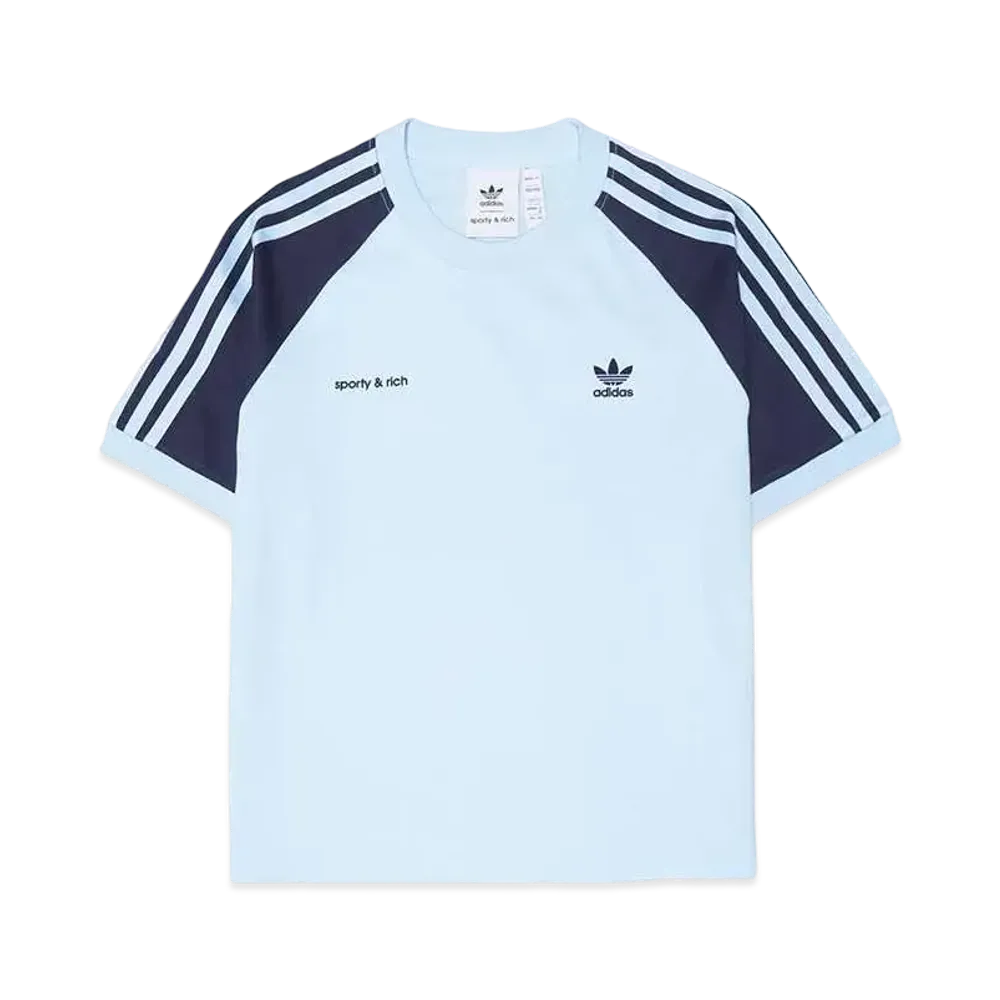 adidas x Sporty & Rich Tee "Clear Sky"