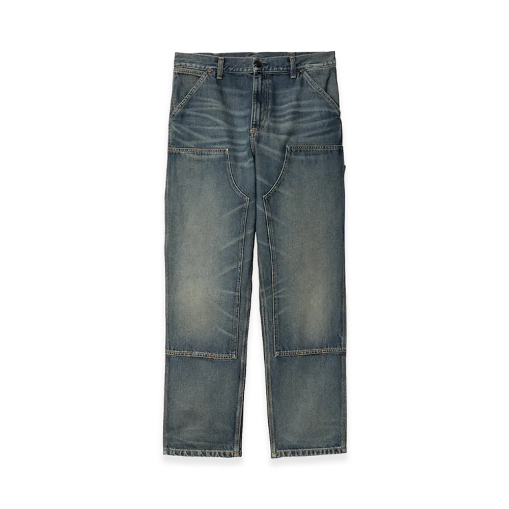 Carhartt WIP Double Knee Pant "Blue/Worn Used Wash"