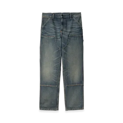 Carhartt WIP Double Knee Pant "Blue/Worn Used Wash"