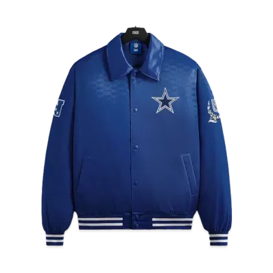 Kith x the NFL: Cowboys Satin Bomber Jacket "Action"