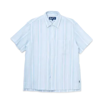 BoTT Jacquard Stripe S/S Shirt "Light Blue"
