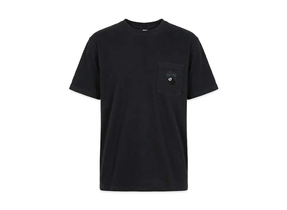 Stussy 8 Ball Pocket Tee "Black"