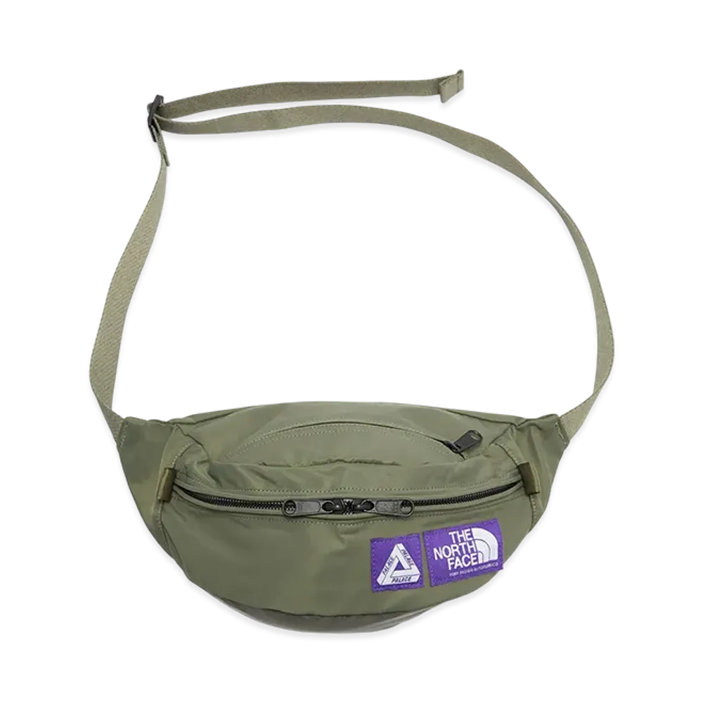 PALACE x The North Face Purple Label Mountain Wind Waist Bag "Sage Green"
