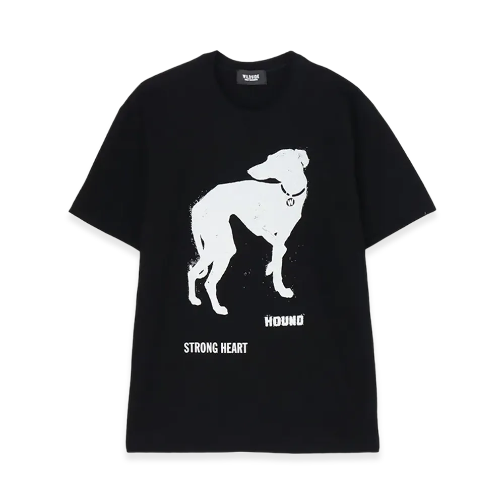 WILDSIDE YOHJI YAMAMOTO Hound T-Shirt "Black"