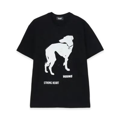 WILDSIDE YOHJI YAMAMOTO Hound T-Shirt "Black"