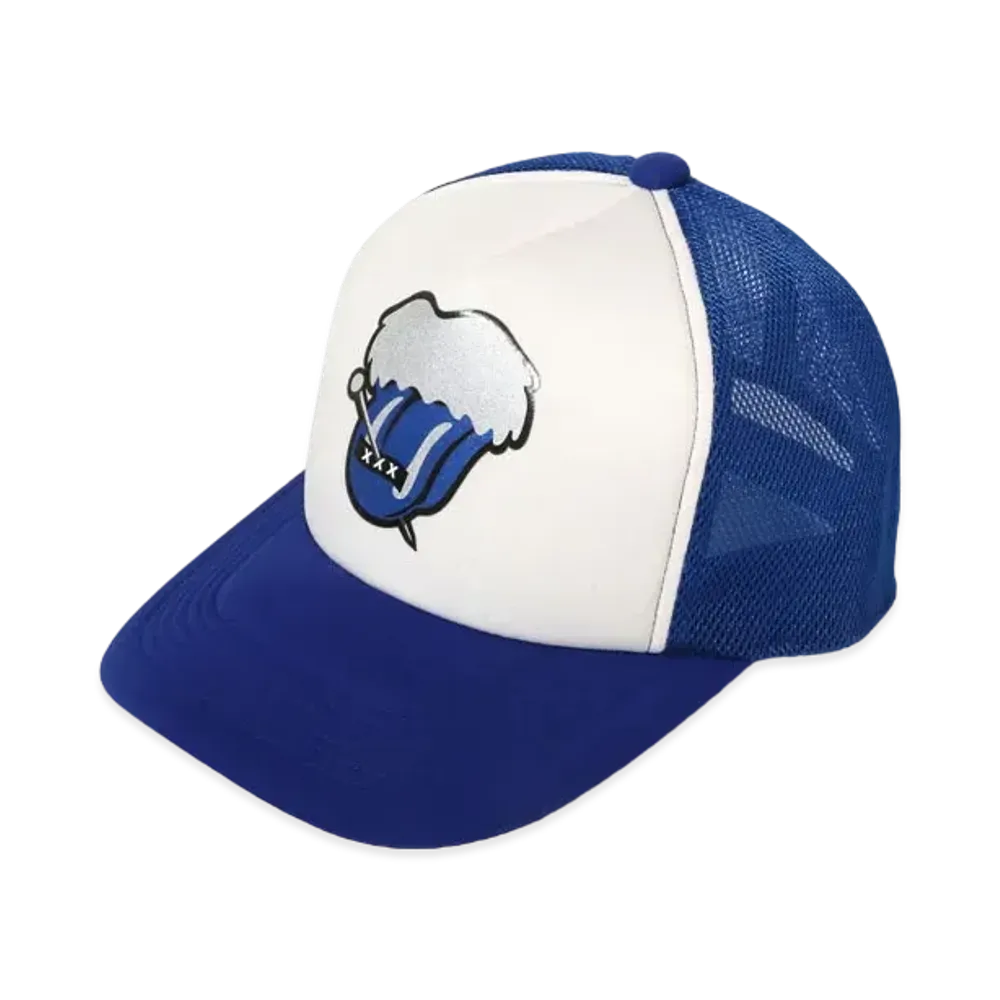 GOD SELECTION XXX x NUMBER (N)INE MESH CAP "Blue"
