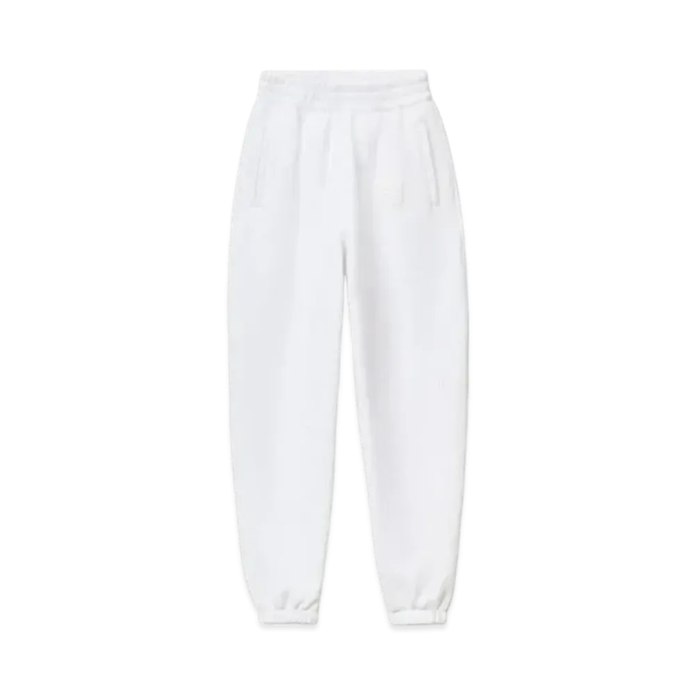 Alexander Wang Structured Terry Puff Logo Sweat Pants "White"