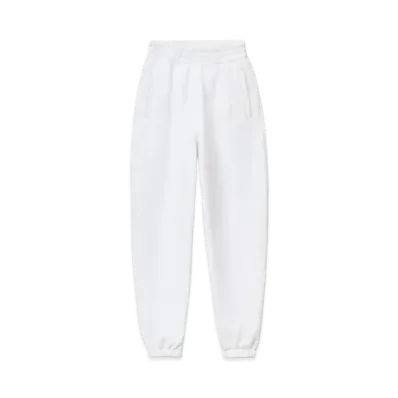 Alexander Wang Structured Terry Puff Logo Sweat Pants "White"