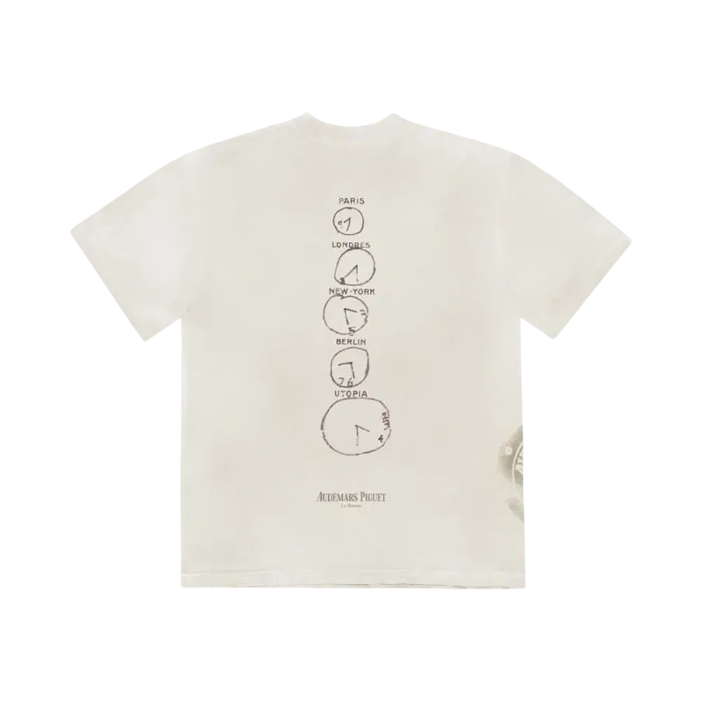 Travis Scott Cactus Jack x Audemars Piguet Time Zones Tee "White"