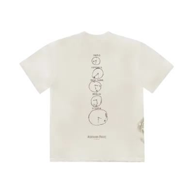Travis Scott Cactus Jack x Audemars Piguet Time Zones Tee "White"
