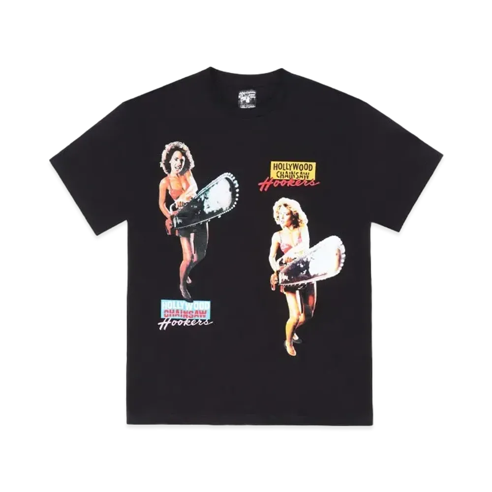 WACKO MARIA Hollywood Chainsaw Hookers / T-Shirt #2 "Black"