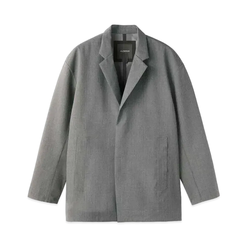 DESCENTE Allterrain Hard Shell Wool Tailored Jacket "Heather Gray"