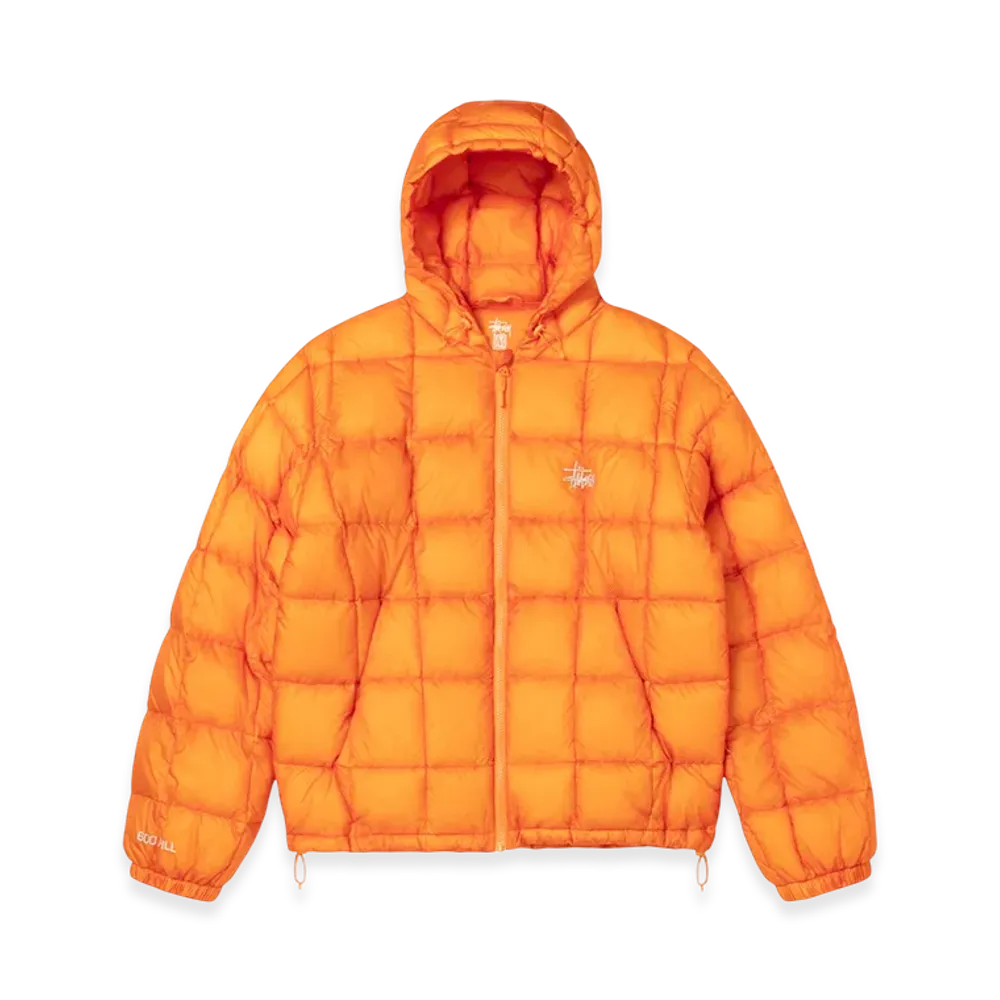 Stussy Midweight Hooded Puffer "Orange"