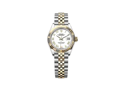 ROLEX Lady-Datejust 28mm Oystersteel & Yellow Gold 279173 "White"