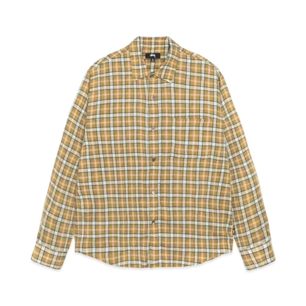 Stussy Matthew Plaid Shirt "Gold"