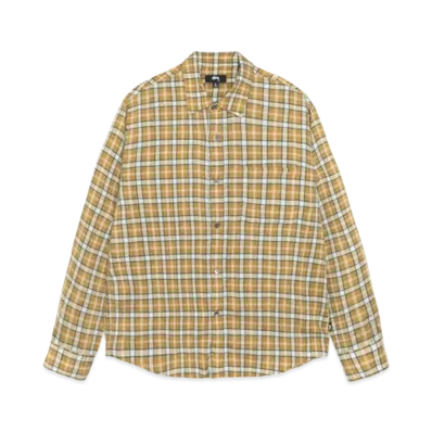 Stussy Matthew Plaid Shirt "Gold"
