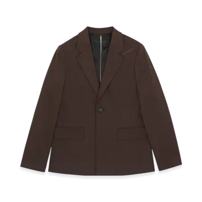 MM6 Maison Margiela Women's Twisted Suit Jacket "Brown"