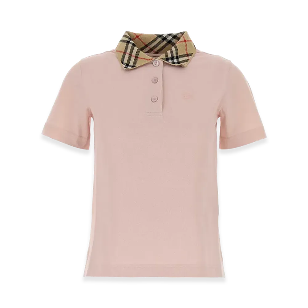 Burberry Women's Piquet Polo Shirt "Pink"