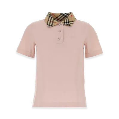Burberry Women's Piquet Polo Shirt "Pink"