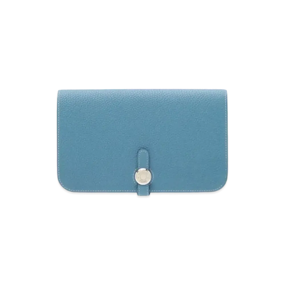 Hermes Dogon GM Togo "Blue Jean/Silver"