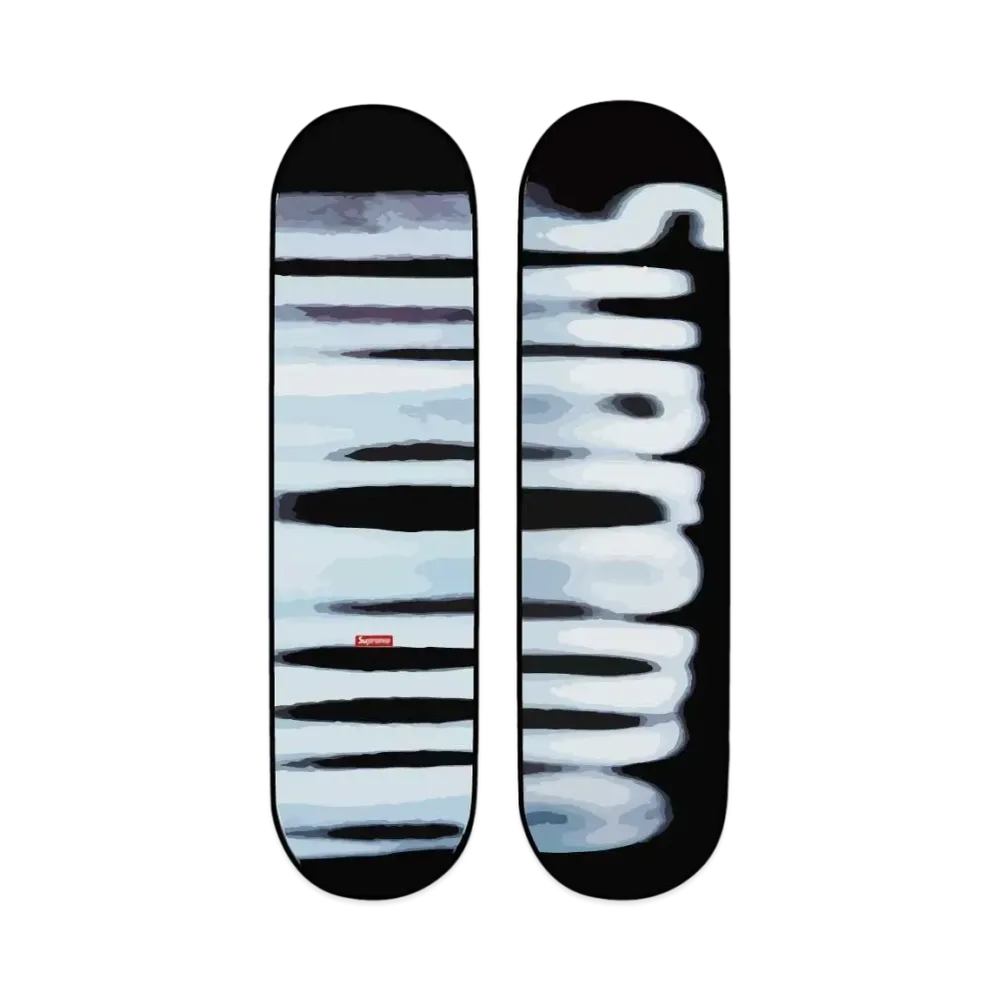 Supreme Blurred Logo Skateboard 