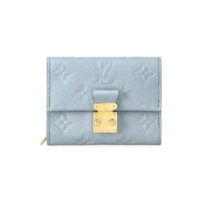 Louis Vuitton Metis Compact Wallet Monogram Empreinte Leather Japan Exclusive "Blue"