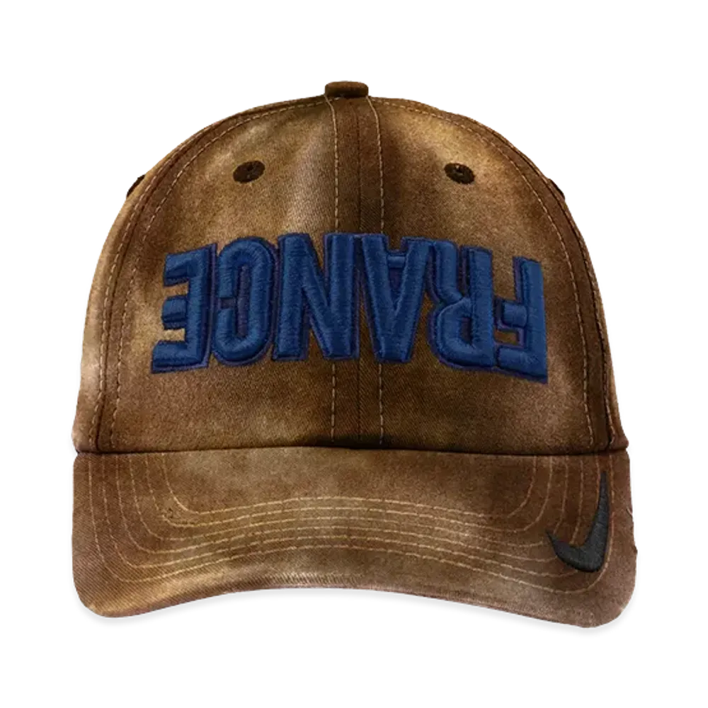Travis Scott Cactus Jack x Nike France Distressed Total 90 Hat "Brown"