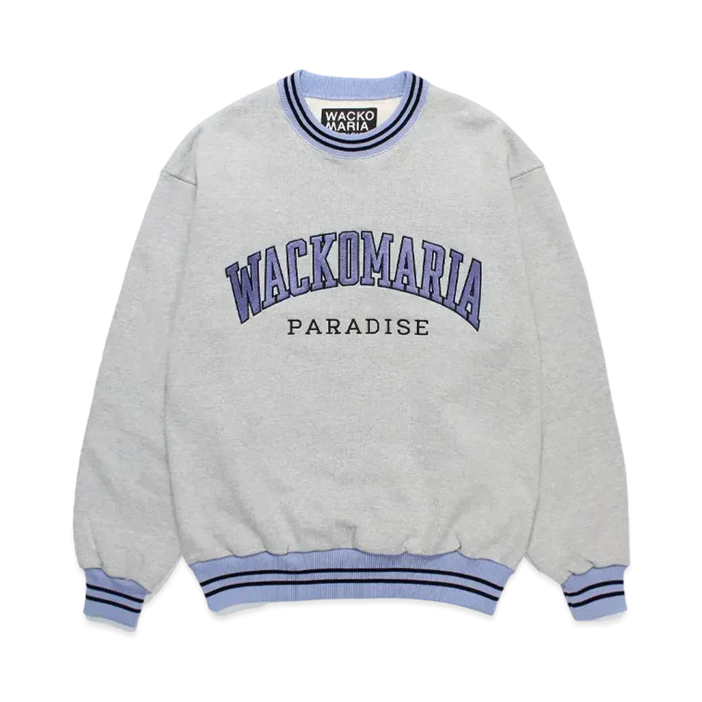 WACKO MARIA Heavy Weight Sweat Shirt "Gray"