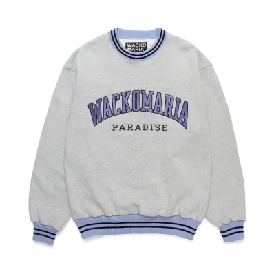 WACKO MARIA Heavy Weight Sweat Shirt "Gray"