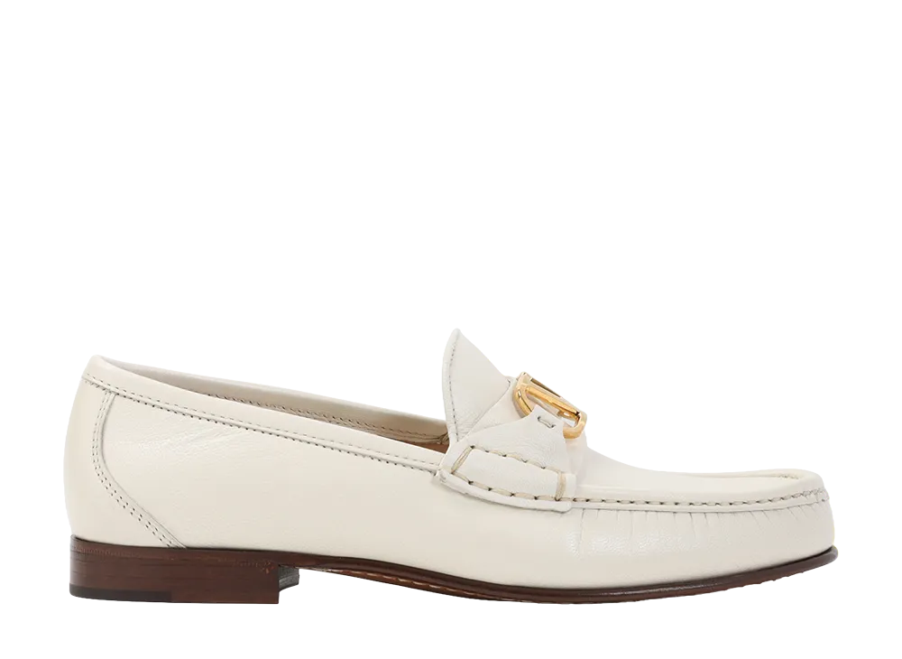 Valentino Garavani Women's V Logo Signature Loafer "IVORY"