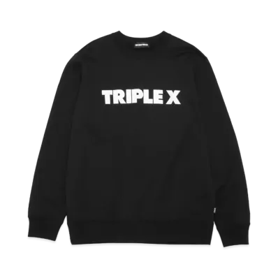 GOD SELECTION XXX CREWNECK SWEATSHIRT GX-A22-CS-02 "Black"