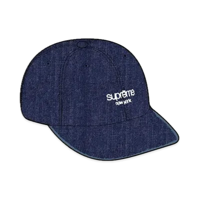 Supreme Classic Logo 6-Panel "Denim"