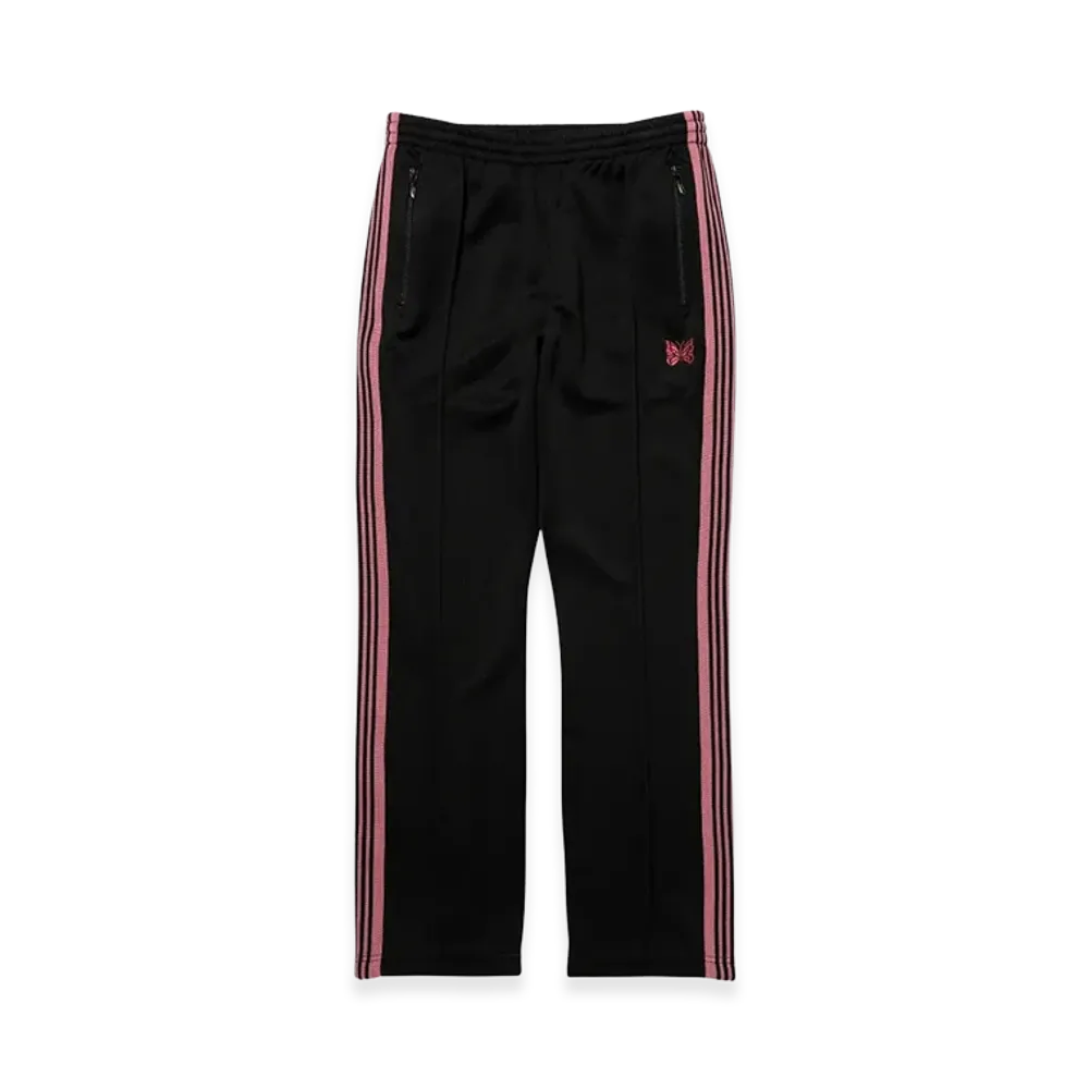NEEDLES Narrow Track Pants Poly Smooth "Black"