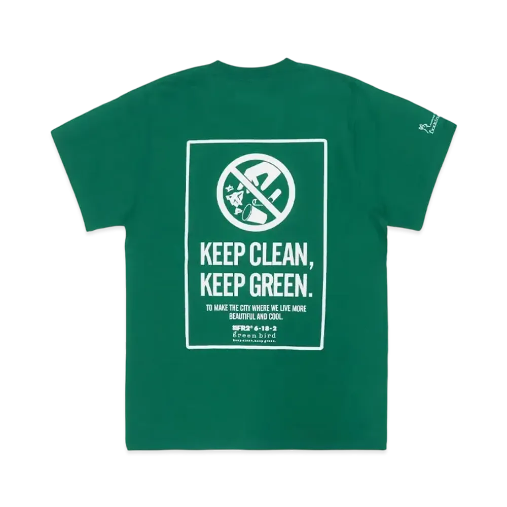 FR2 x green bird 2nd T-shirt "Green"
