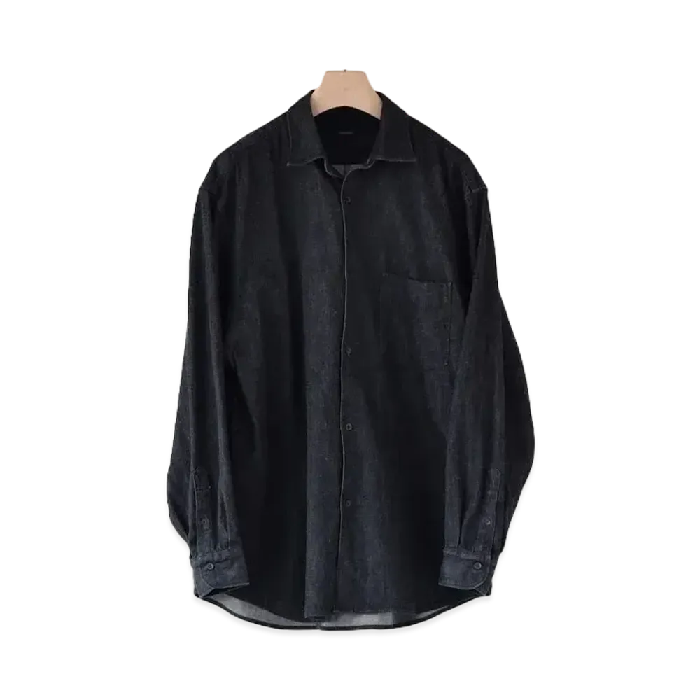 COMOLI Denim Comoli Shirt "Black"
