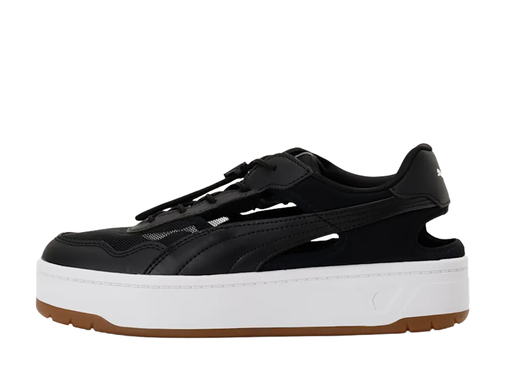 Puma Women's Court Lally Skye Mule "PUMA Black/PUMA White/Gum"