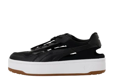Puma Women's Court Lally Skye Mule "PUMA Black/PUMA White/Gum"