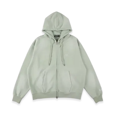 WIND AND SEA Sulfur Dyeing Logo Zip Sweatshirt "Mint"