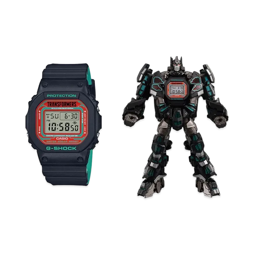 Casio G-Shock x Transformers DW-5600TF19-SET - 43mm in Resin