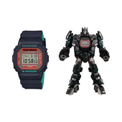 Casio G-Shock x Transformers DW-5600TF19-SET - 43mm in Resin