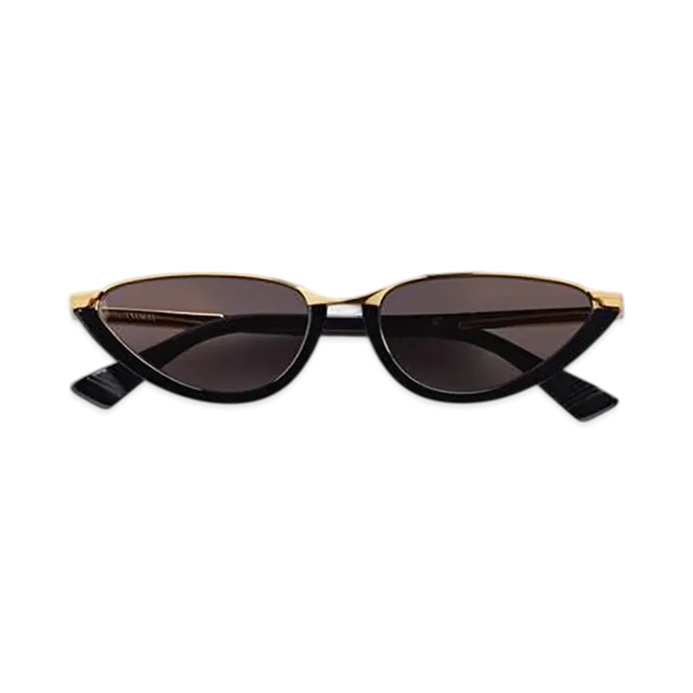 Bottega Veneta Classic Cat Eye Sunglasses "Black/Gray"