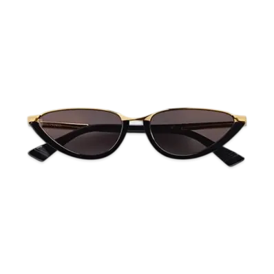 Bottega Veneta Classic Cat Eye Sunglasses "Black/Gray"