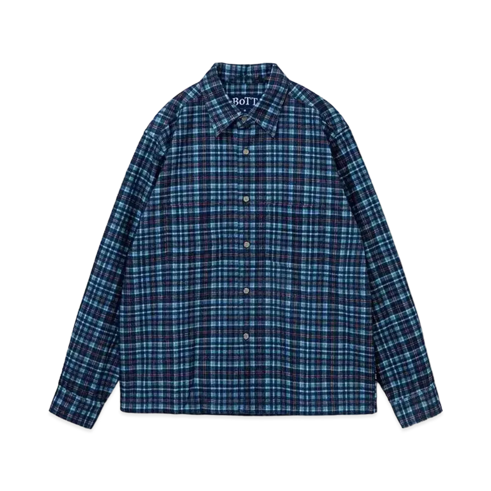 BoTT Printed Flannel Shirt "Blue"