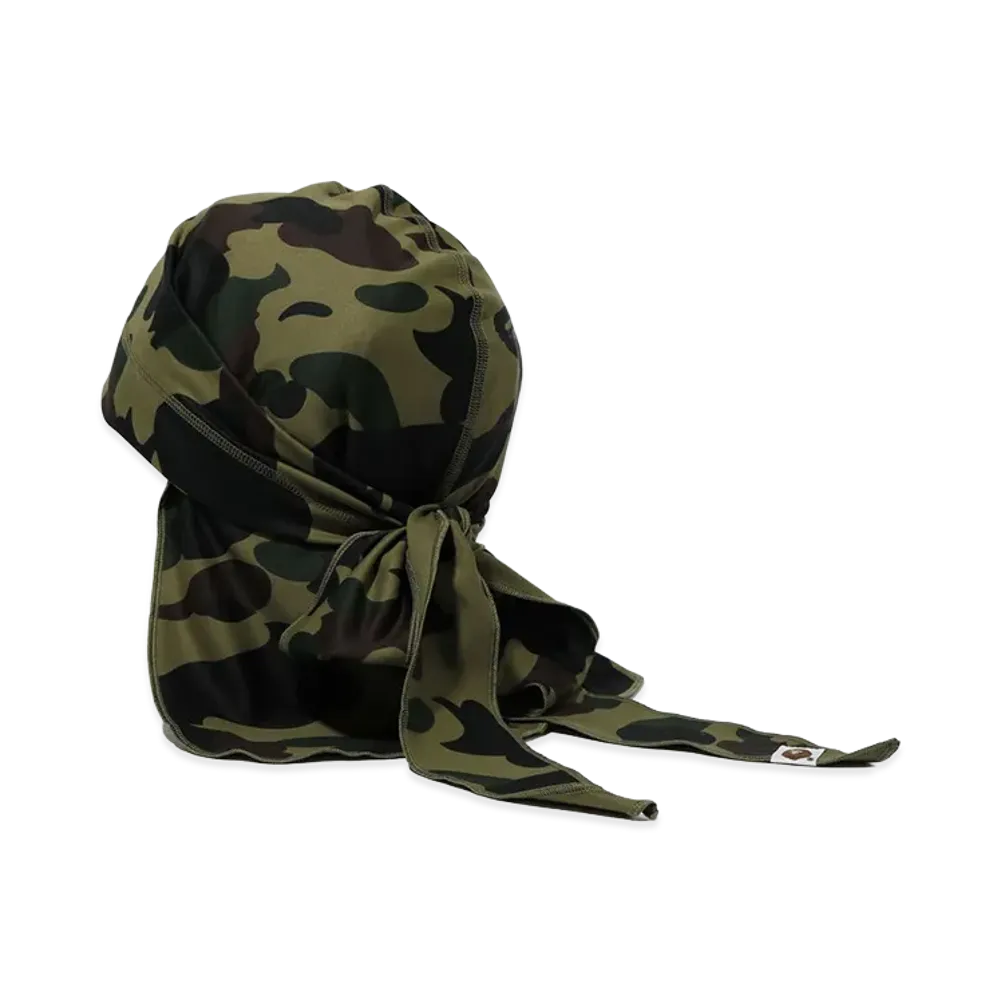A BATHING APE Du-Rag "Green"