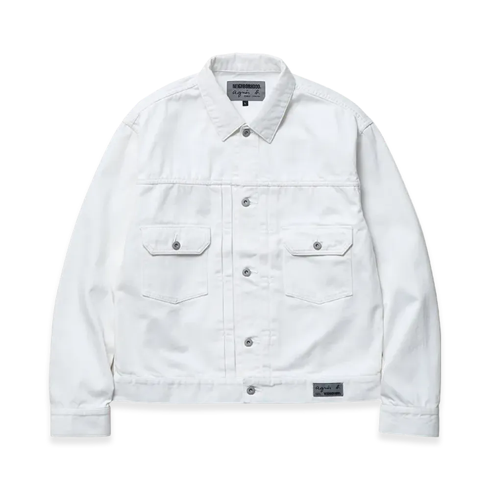 NEIGHBORHOOD x agnes b. Type-2 Jacket "White"