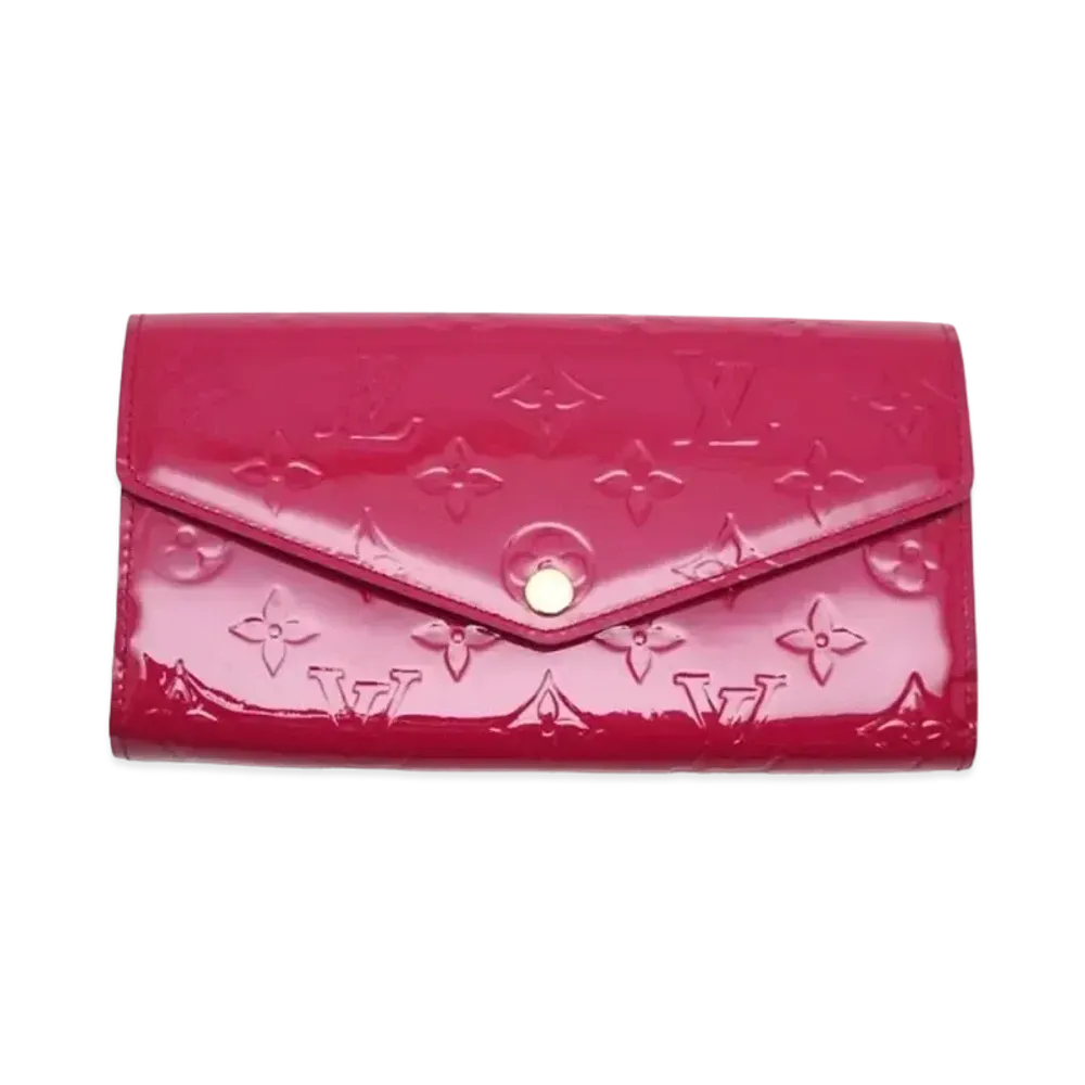 Louis Vuitton Sarah Wallet Vernis "Rose Indien"