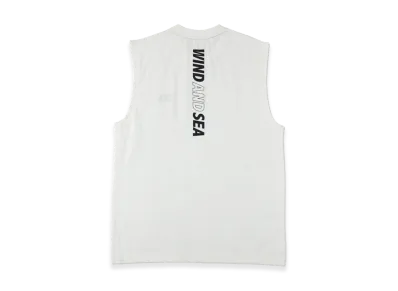 WIND AND SEA Tech No Sleeve Tee "Off White"