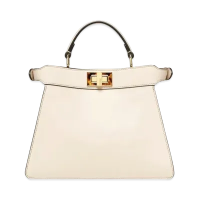 FENDI Peekaboo Iseeu Small Leather Bag "Powder Pink"