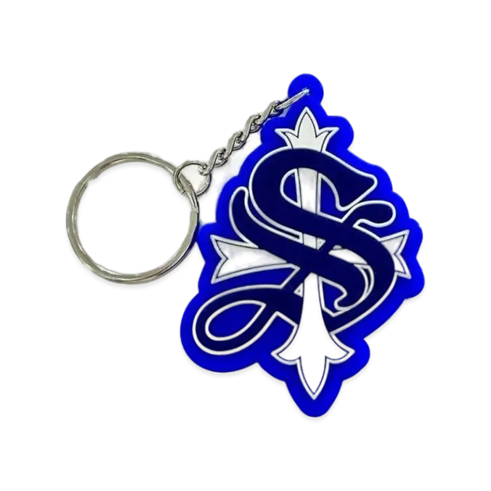 SUPPLIER Cross Rubber Key Holder "Blue"