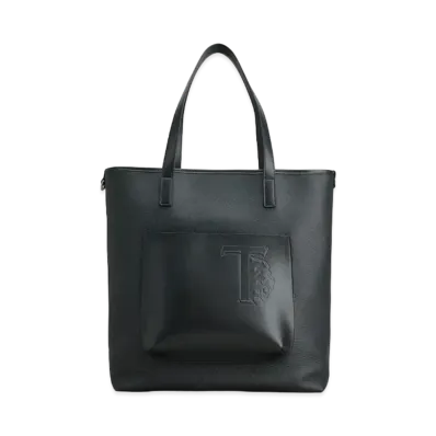 TOD'S Leather Shopping Bag Medium "Black"